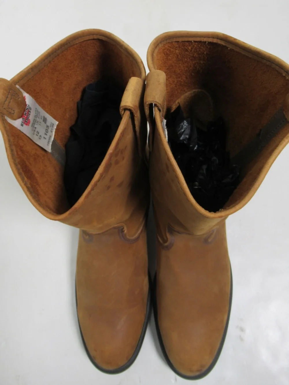 Red Wing Men's Supersole 11-Inch Soft Toe Pull-On Boot 1105 Light Brown 12 USA